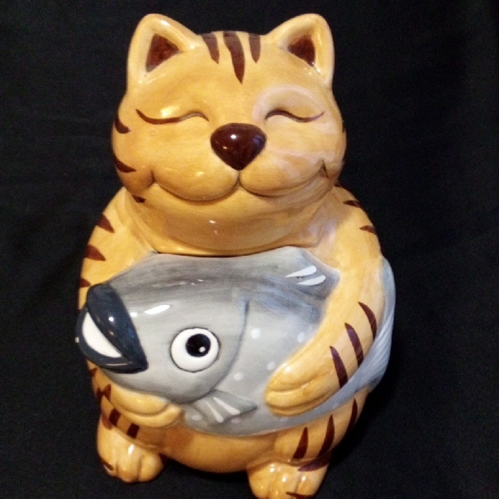 CAT Figure Cookie Jar